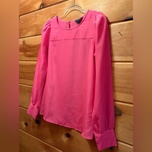 J. Crew Hot Pink Blouse XS